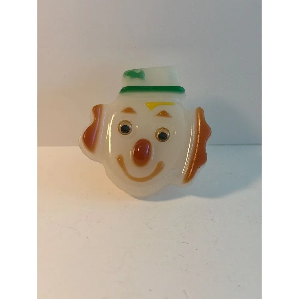 Vintage Goo The Clown Googly Eyed Plastic Plug-In Night Light‎